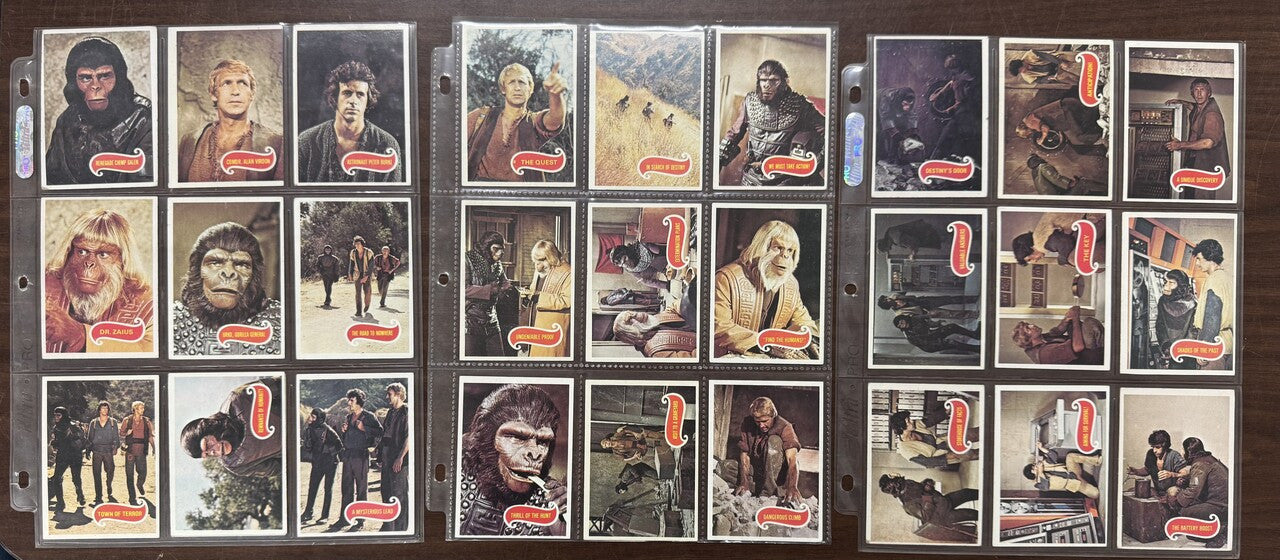 1975 Topps Planet of the Apes Complete Card Set (66) EX