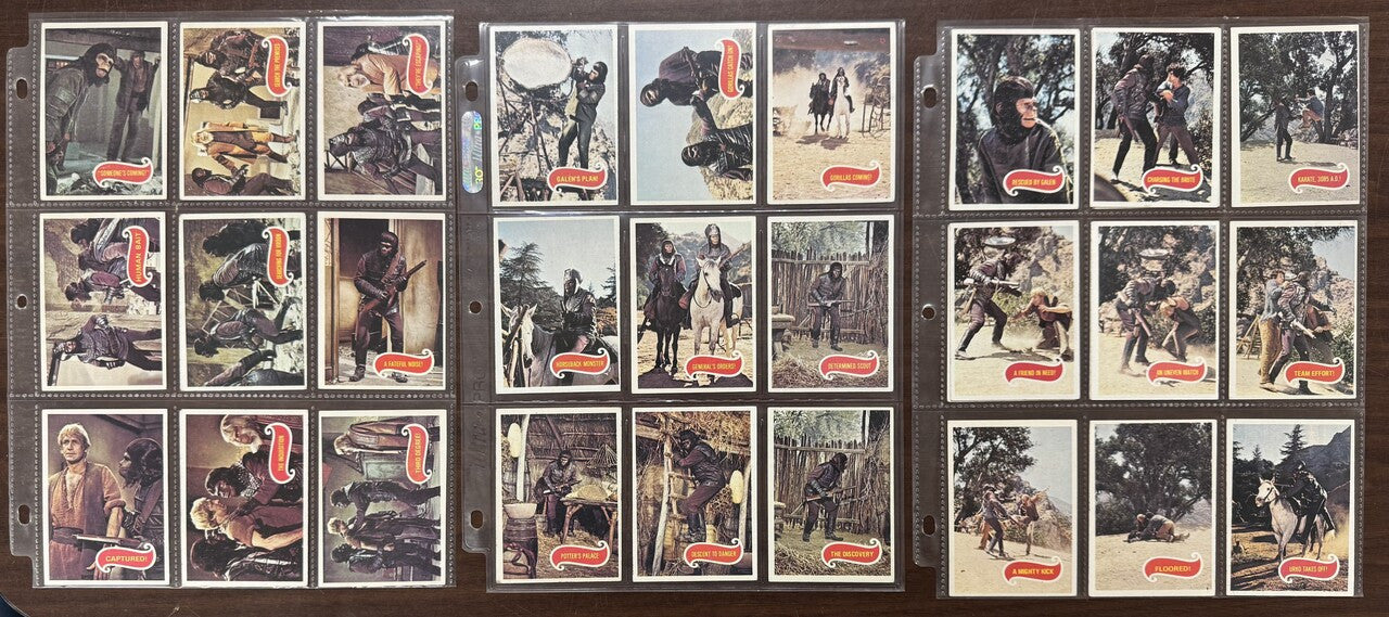1975 Topps Planet of the Apes Complete Card Set (66) EX