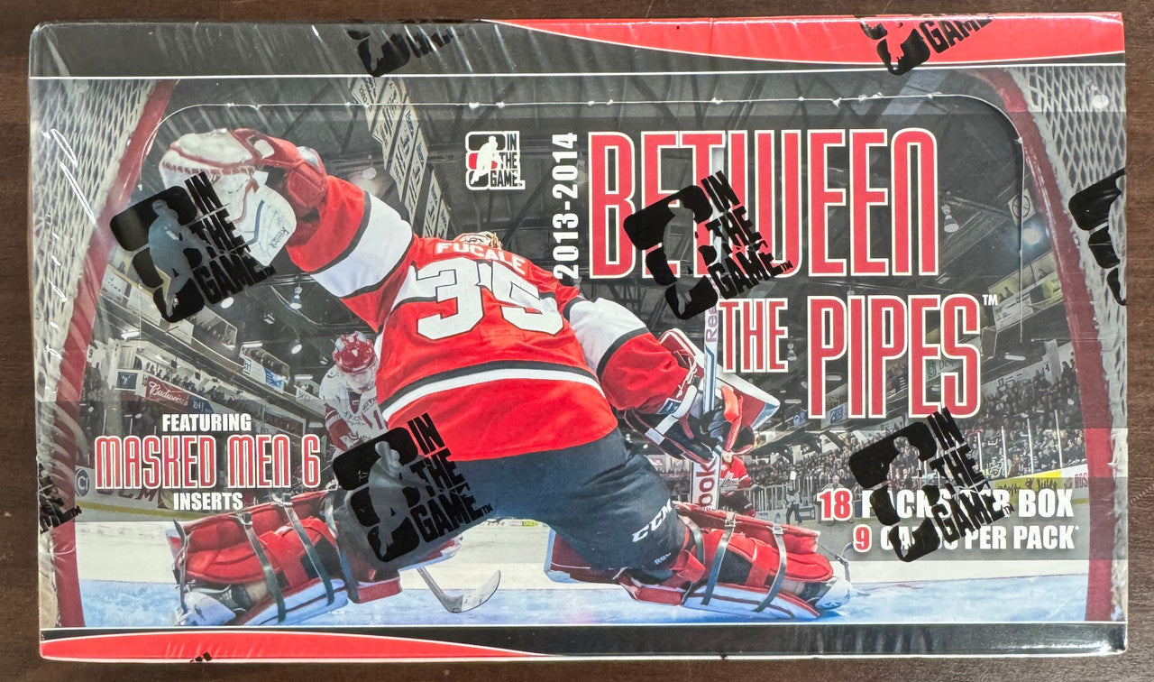 2013/14 In The Game Between The Pipes Hockey 18 Pack Box Factory Sealed
