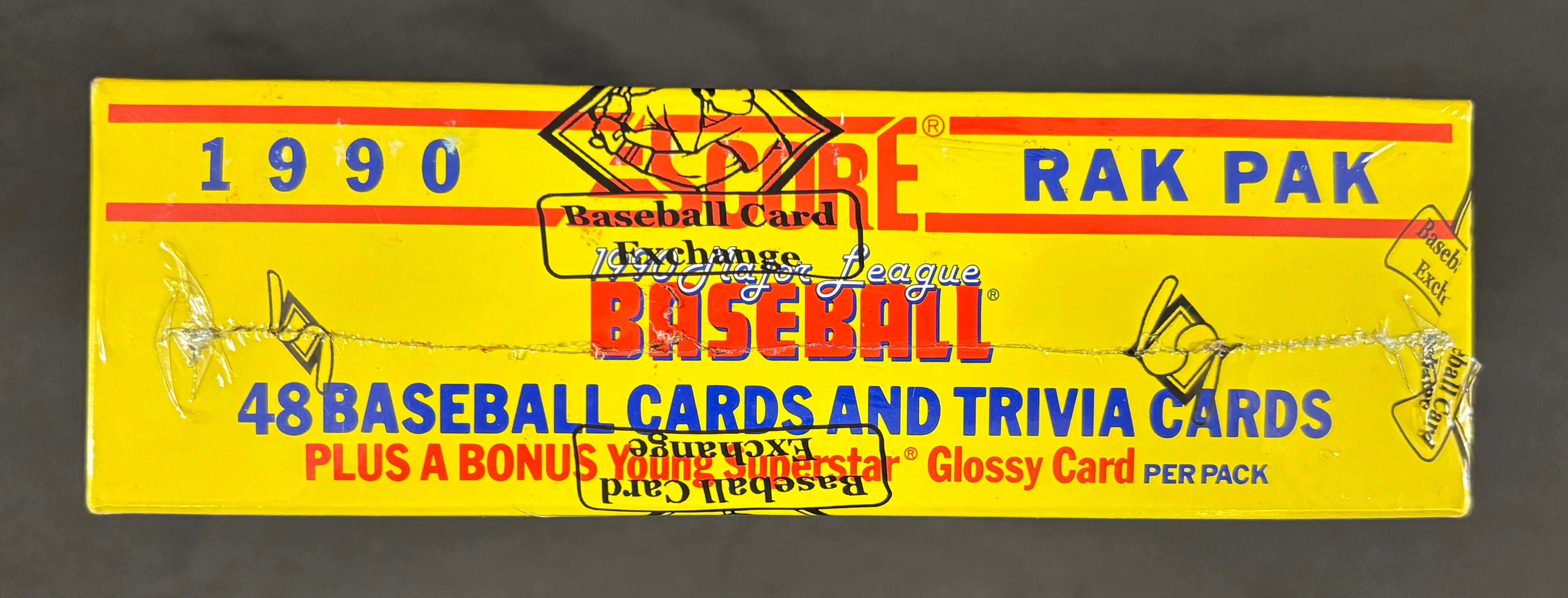 1990 Score Baseball Rack Box BBCE Wrapped/Sealed FASC