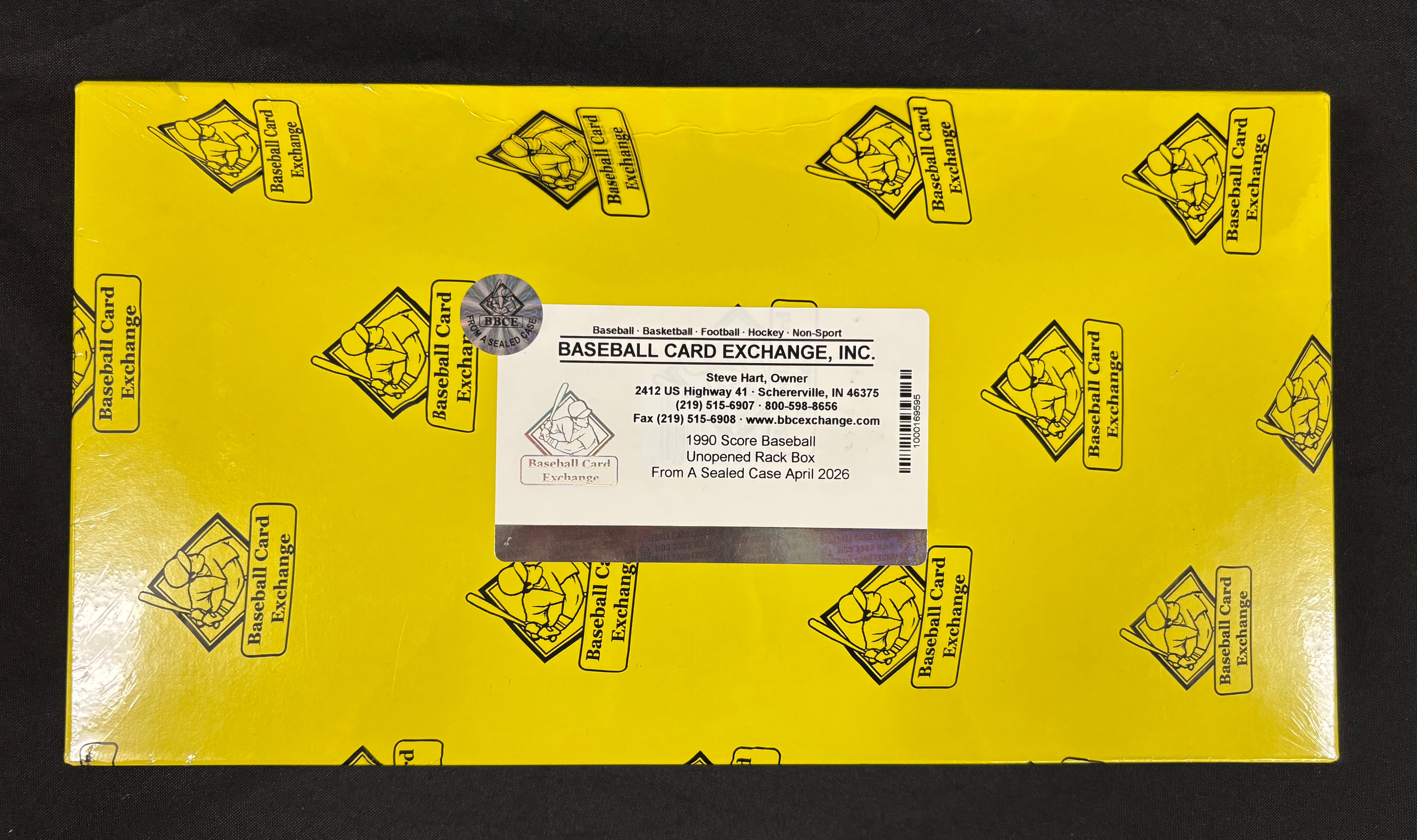 1990 Score Baseball Rack Box BBCE Wrapped/Sealed FASC