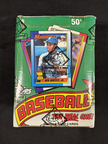 1990 Topps Baseball Wax Box BBCE Wrapped/Sealed