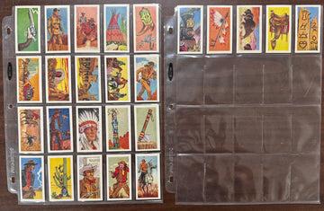 1960 Mills The Wild West Complete Tobacco Card Set (25) NM