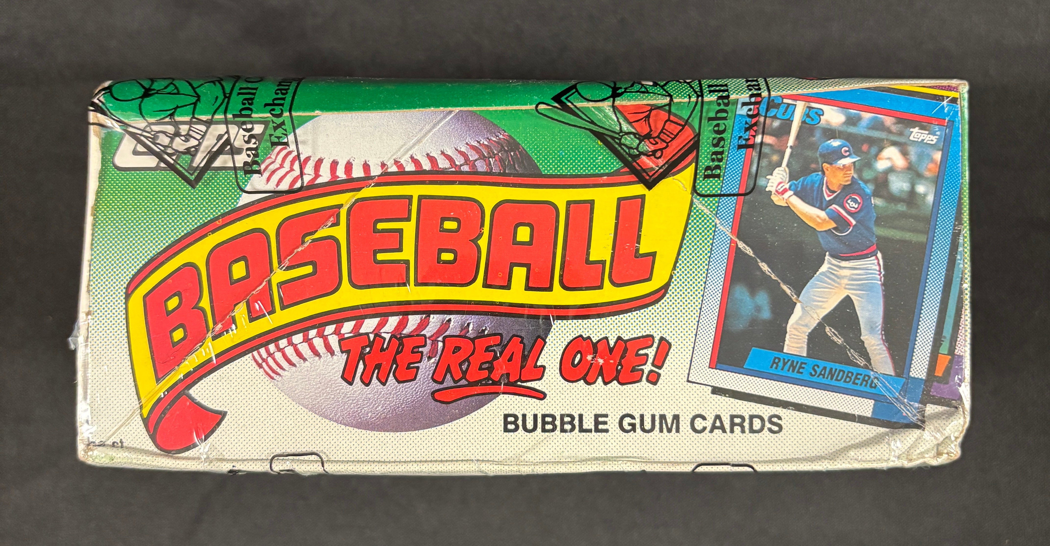 1990 Topps Baseball Wax Box BBCE Wrapped/Sealed