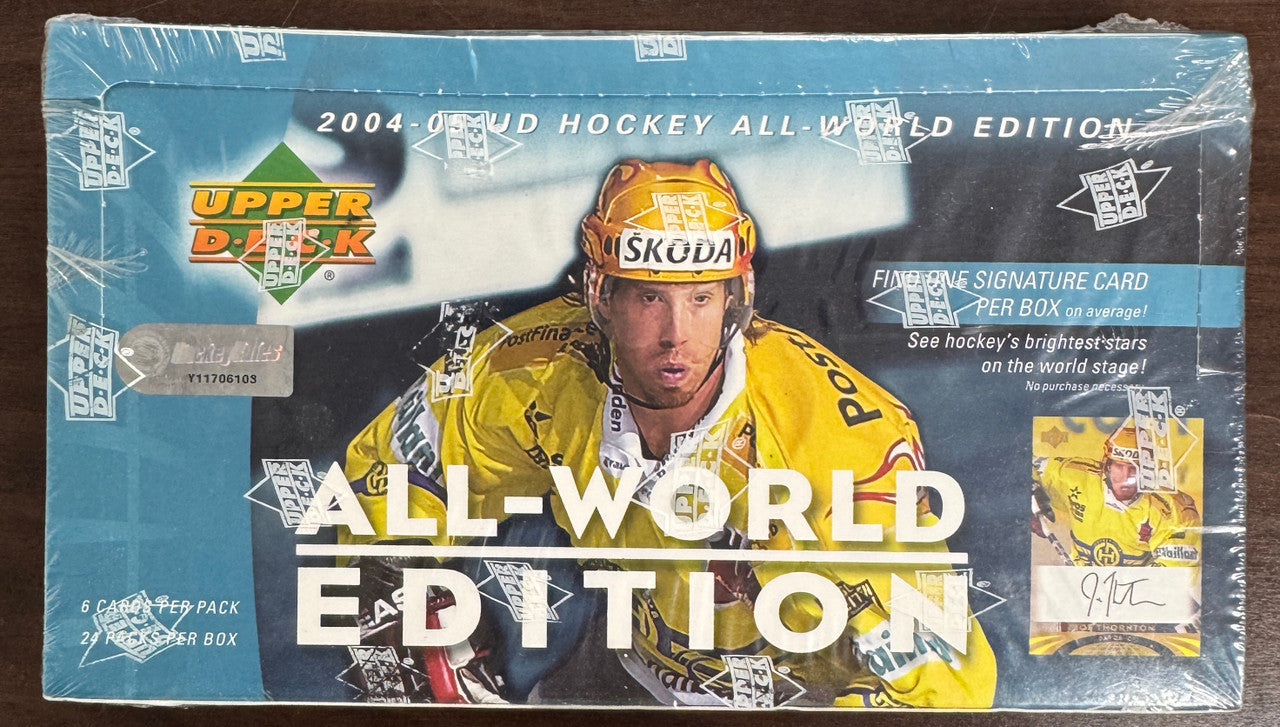 2004/05 Upper Deck All-World Edition Hockey 24 Pack Box Factory Sealed