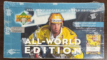 2004/05 Upper Deck All-World Edition Hockey 24 Pack Box Factory Sealed