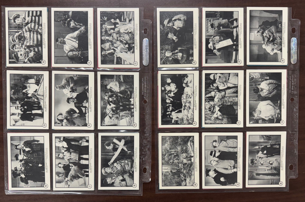 1989 FTCC The Three Stooges II Complete Card Set Red and Blue Back (60) NM