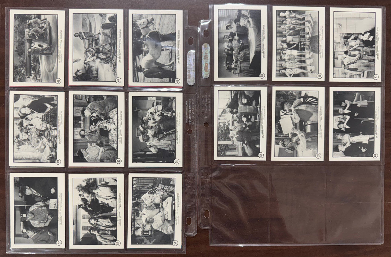 1989 FTCC The Three Stooges II Complete Card Set Red and Blue Back (60) NM