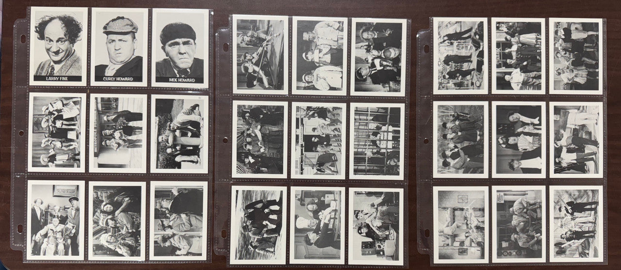 1985 FTCC The Three Stooges Trivia Complete Card Set (60) NM