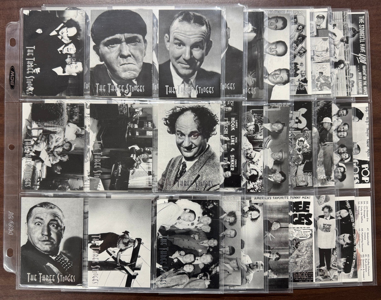 1997 DuoCards The Three Stooges Complete Card Set (72) NM