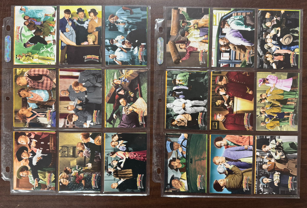 2005 Breygent Marketing The Three Stooges Complete Collector Card Set (72) NM