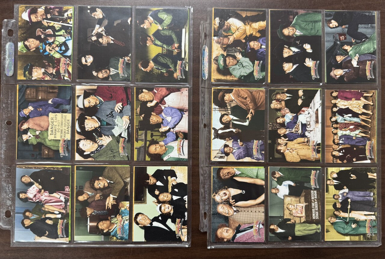 2005 Breygent Marketing The Three Stooges Complete Collector Card Set (72) NM