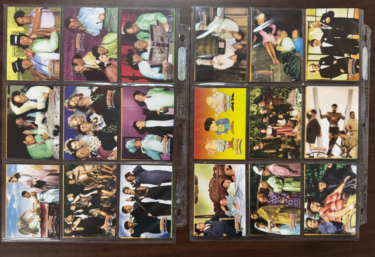 2005 Breygent Marketing The Three Stooges Complete Collector Card Set (72) NM