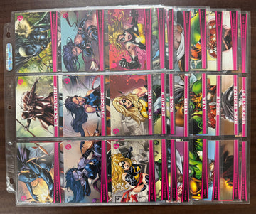 2011 Rittenhouse Marvel Dangerous Divas Series 1 Complete Set (72) NM