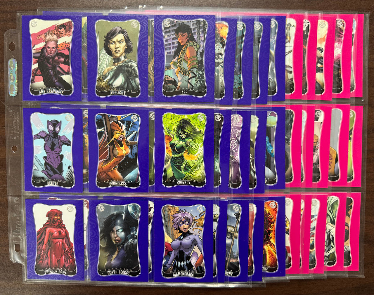 2014 Rittenhouse Marvel Dangerous Divas Series 2 Complete Set (90) NM