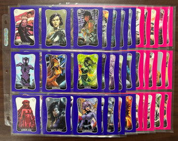 2014 Rittenhouse Marvel Dangerous Divas Series 2 Complete Set (90) NM