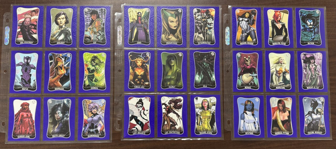 2014 Rittenhouse Marvel Dangerous Divas Series 2 Complete Set (90) NM