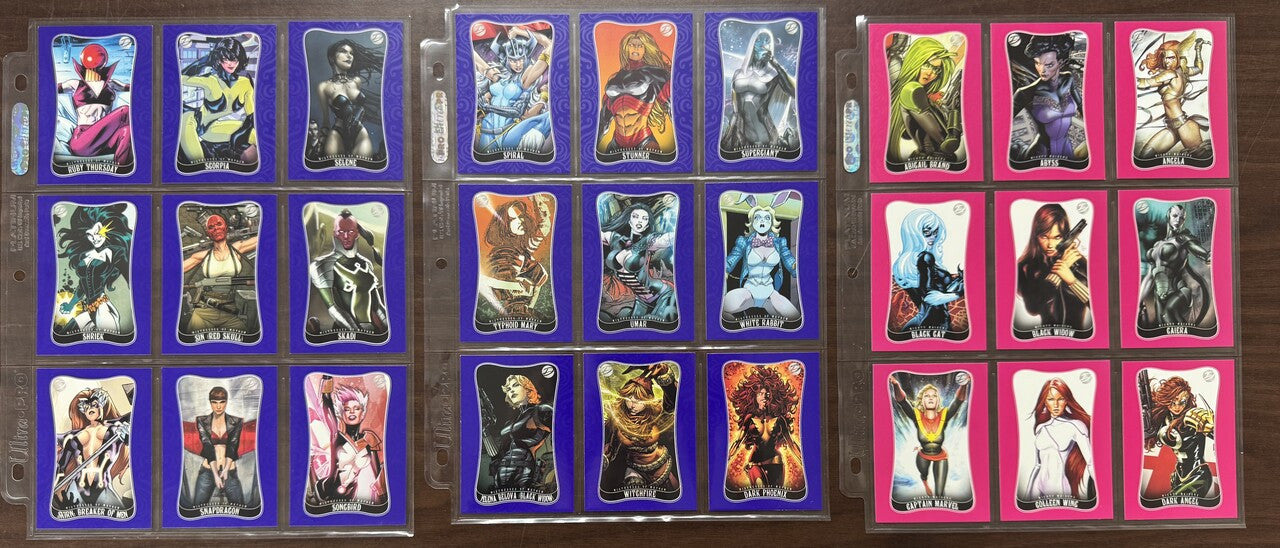 2014 Rittenhouse Marvel Dangerous Divas Series 2 Complete Set (90) NM