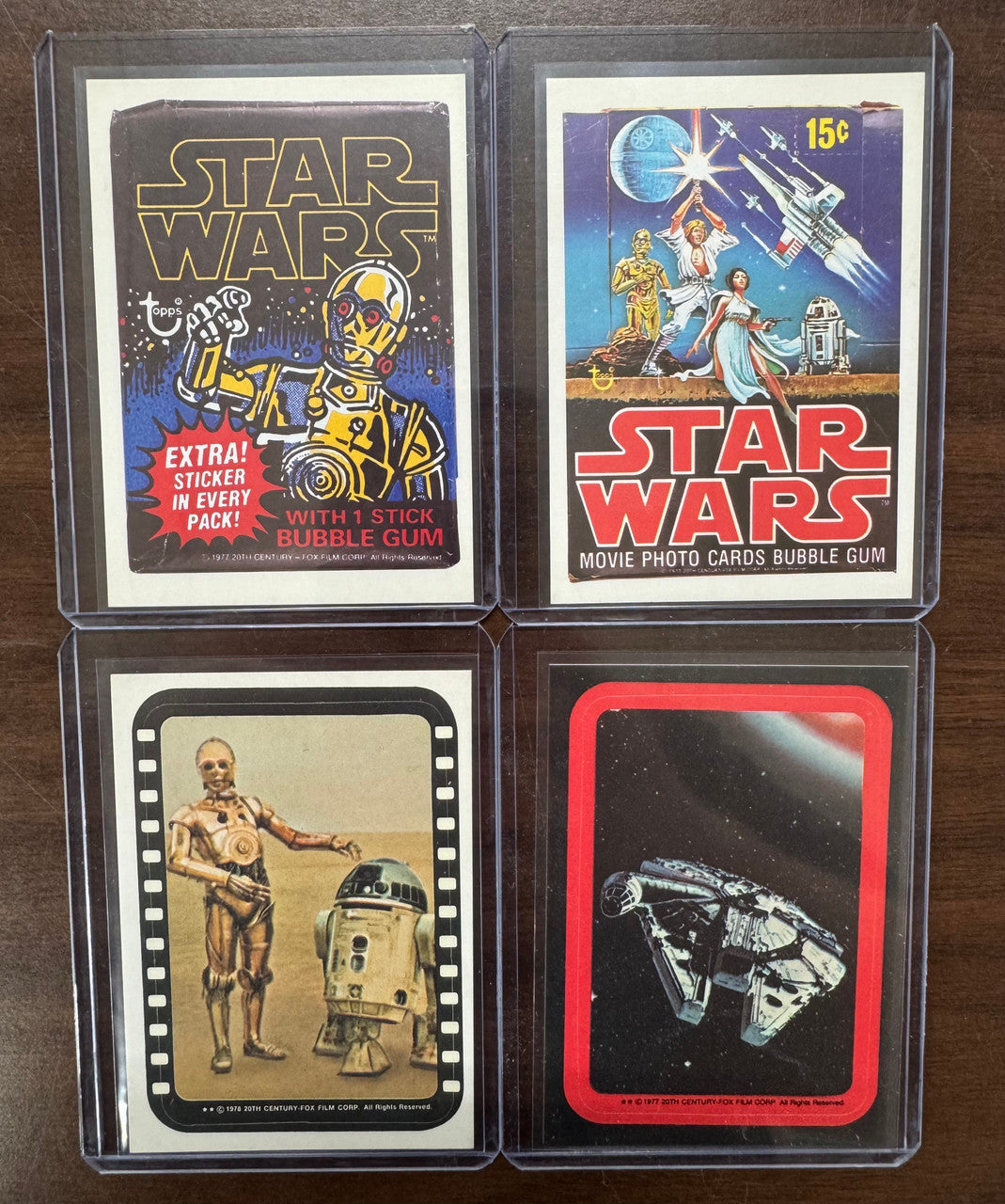 2015 Topps Star Wars Promo Bonus Card Set (4) NM