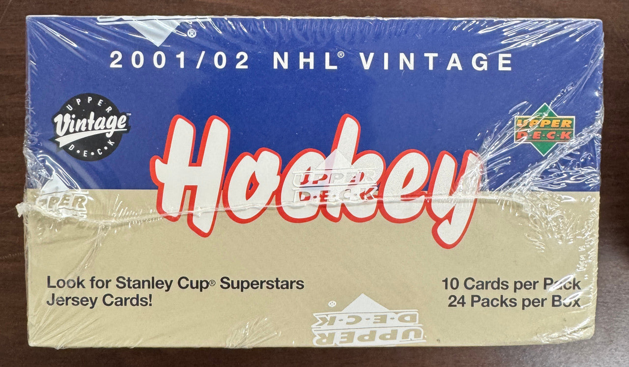 2001/02 Upper Deck NHL Vintage Hockey 24 Pack Box Factory Sealed