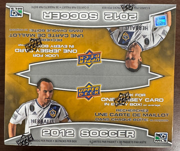 2012 Upper Deck Soccer 36 Pack Box Factory Sealed