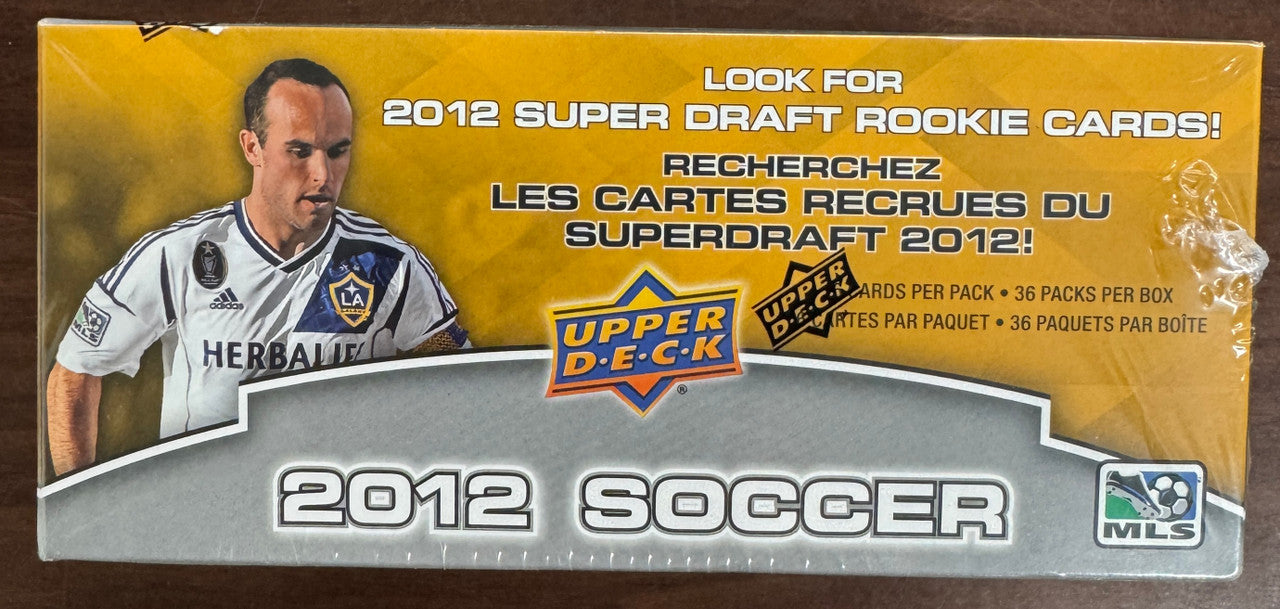 2012 Upper Deck Soccer 36 Pack Box Factory Sealed