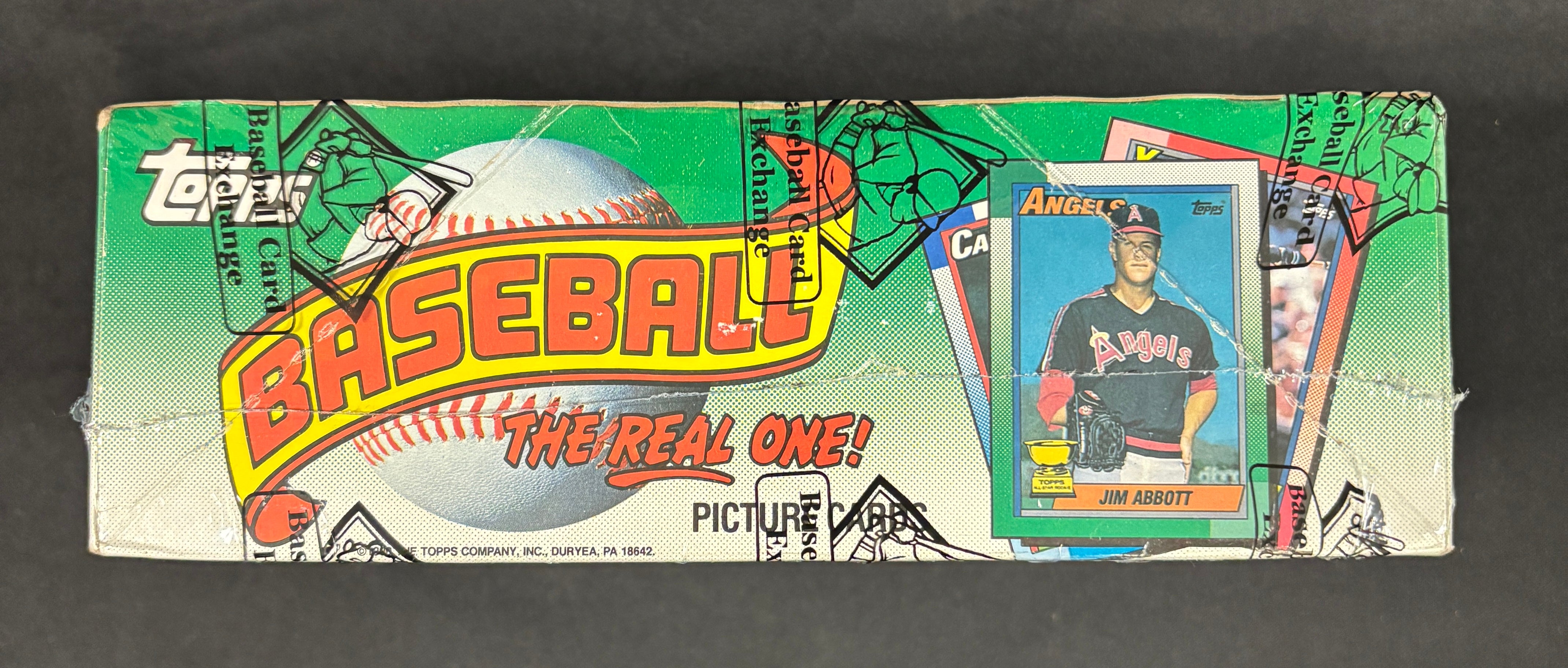 1990 Topps Baseball Rack Box BBCE Wrapped/Sealed