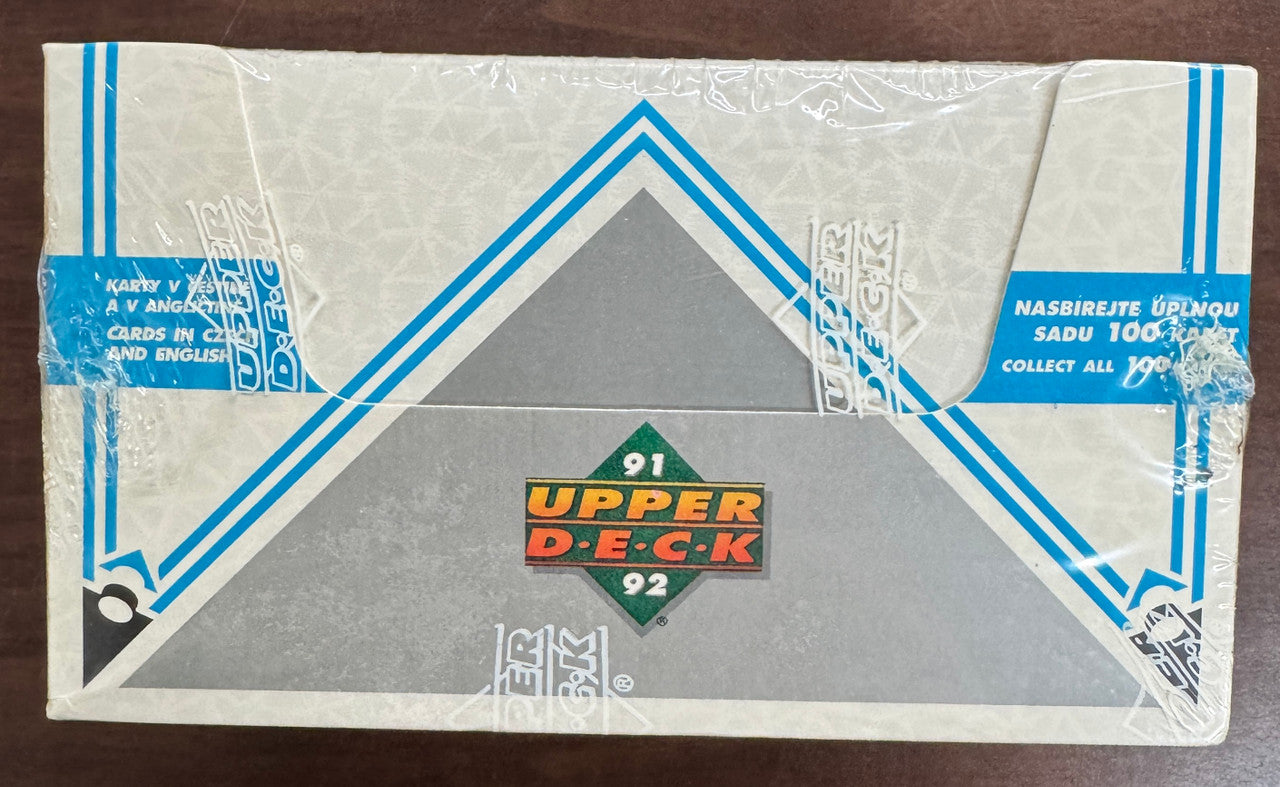 1991/92 Upper Deck Hockey World Junior Tournament Box Czech Factory Sealed
