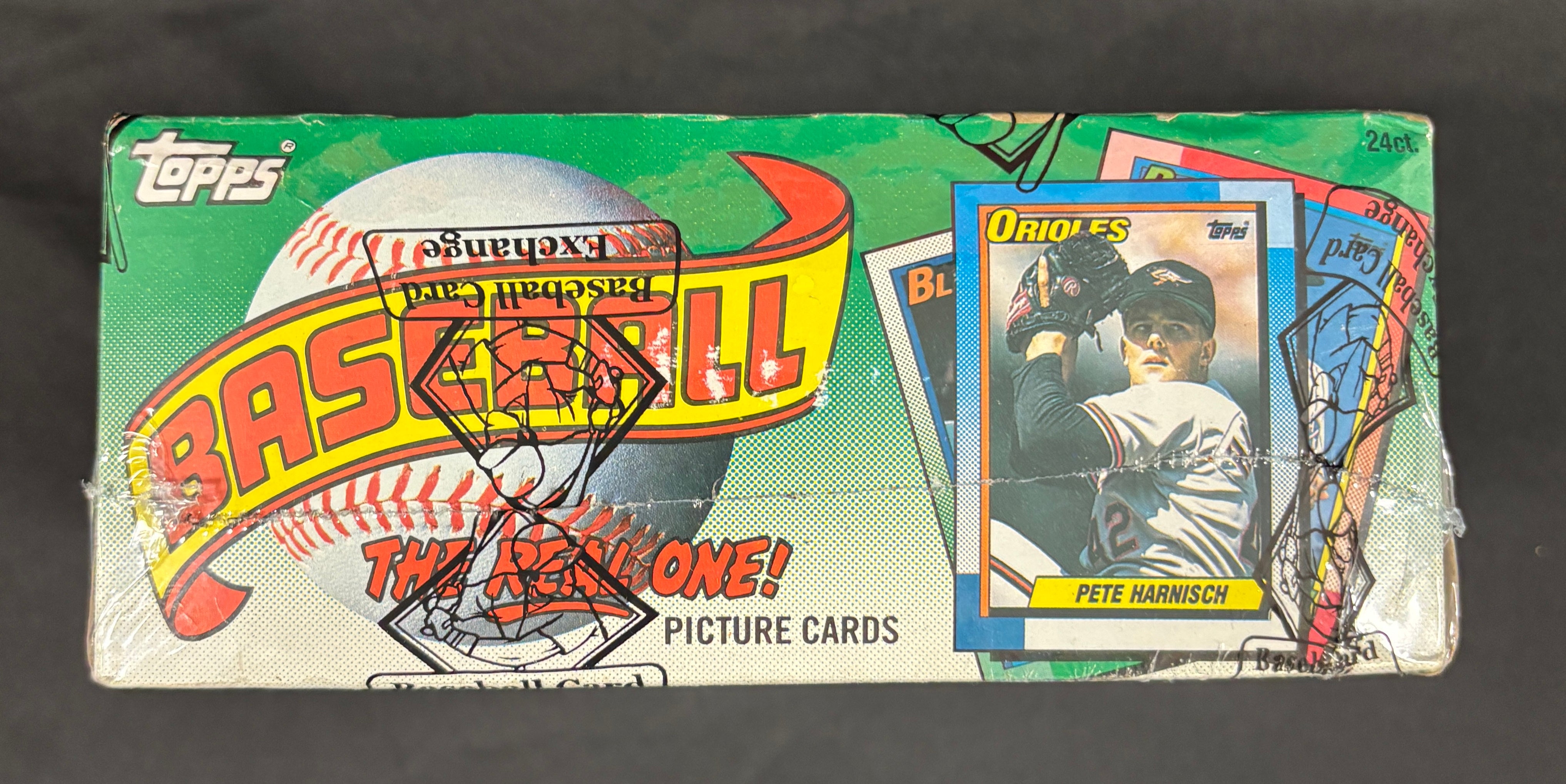 1990 Topps Baseball Rack Box BBCE Wrapped/Sealed