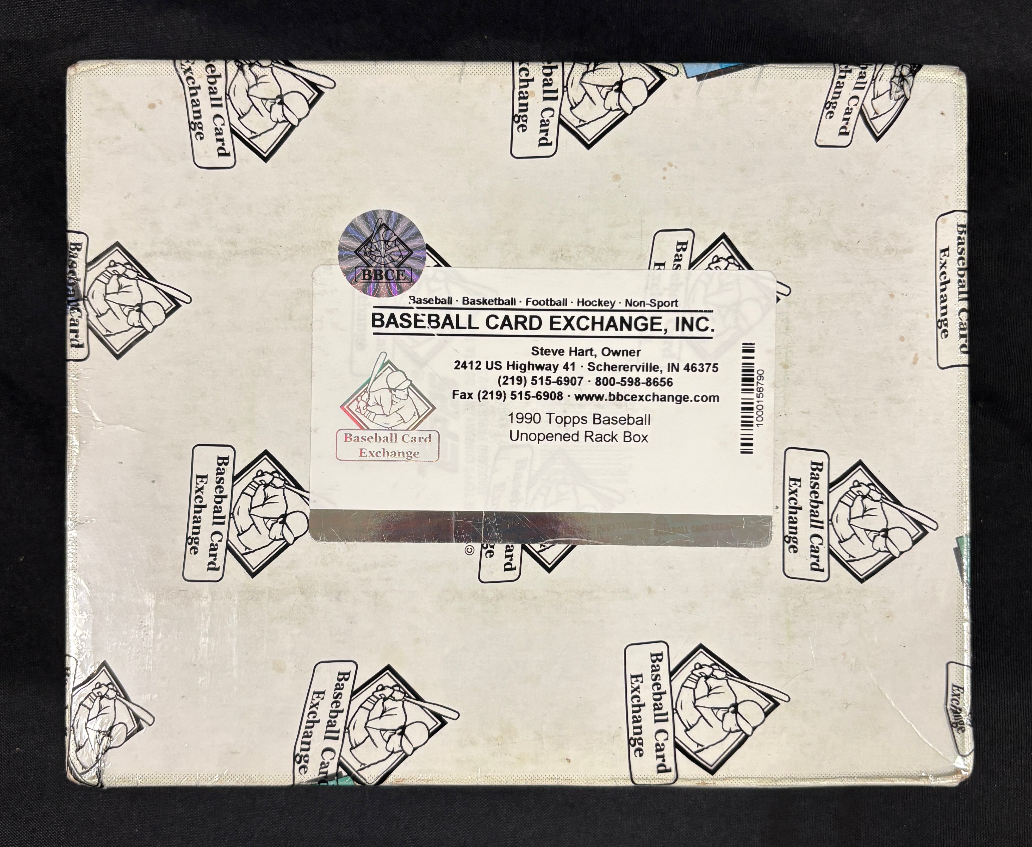 1990 Topps Baseball Rack Box BBCE Wrapped/Sealed