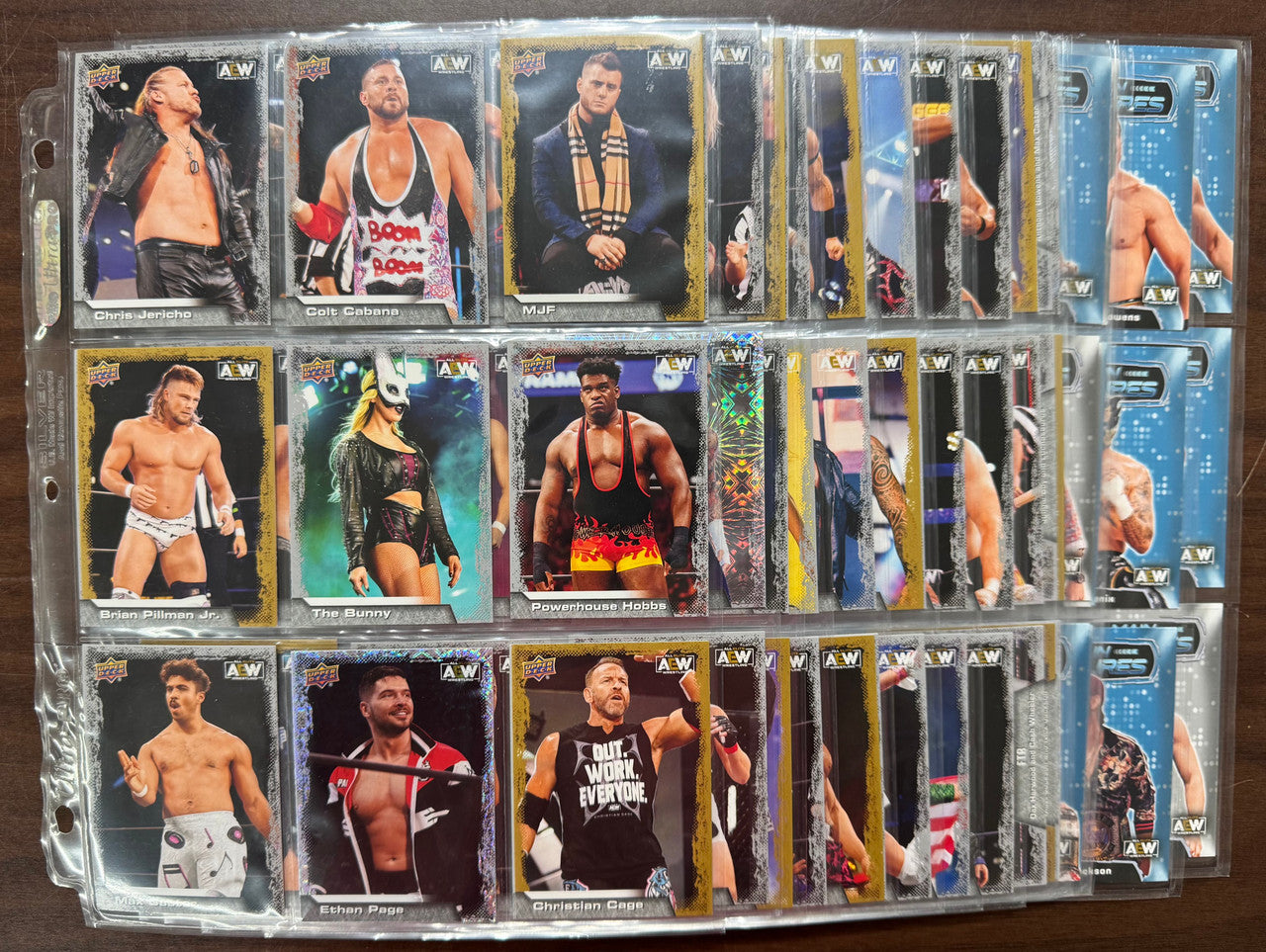 2022 Upper Deck AEW Complete Card Set (100) W/ Main Features Inserts (40) NM