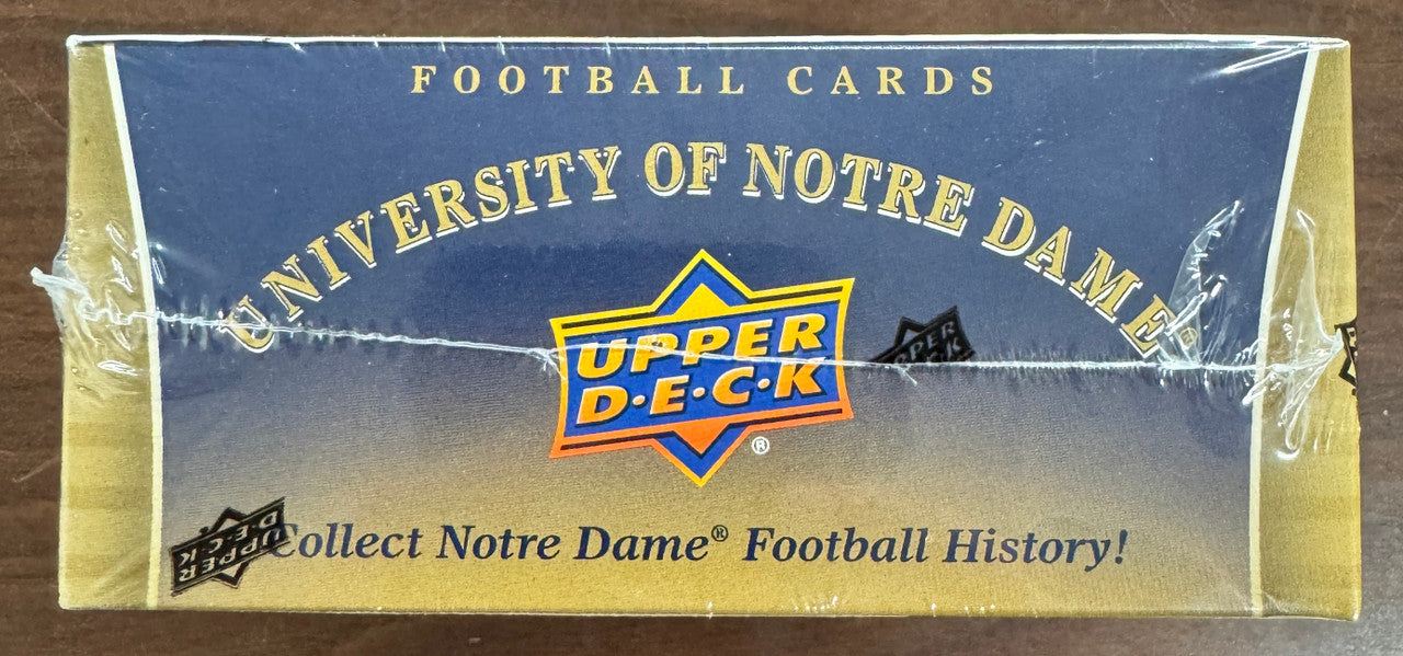 2013 Upper Deck Notre Dame Football Hobby Box Factory Sealed