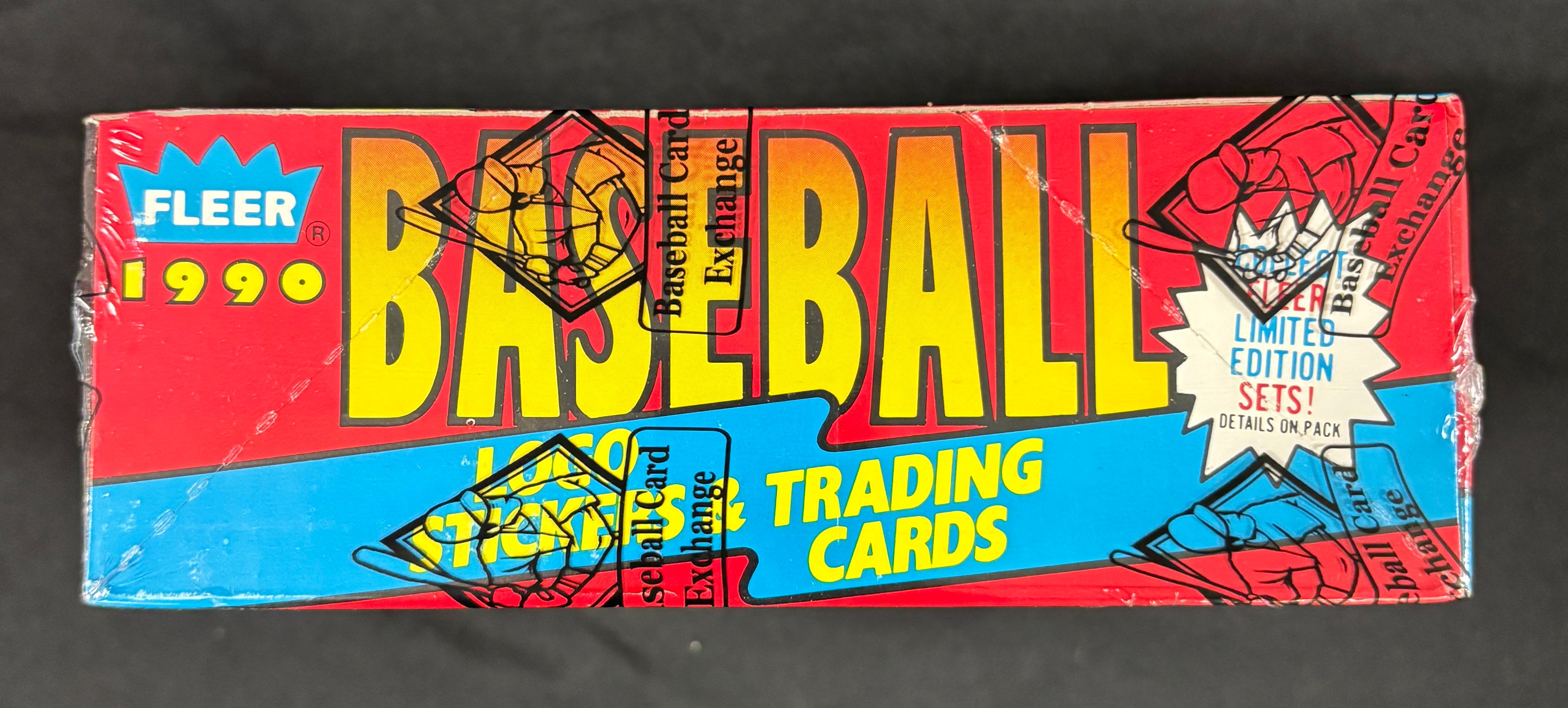 1990 Fleer Baseball Cello Box BBCE Wrapped/Sealed FASC