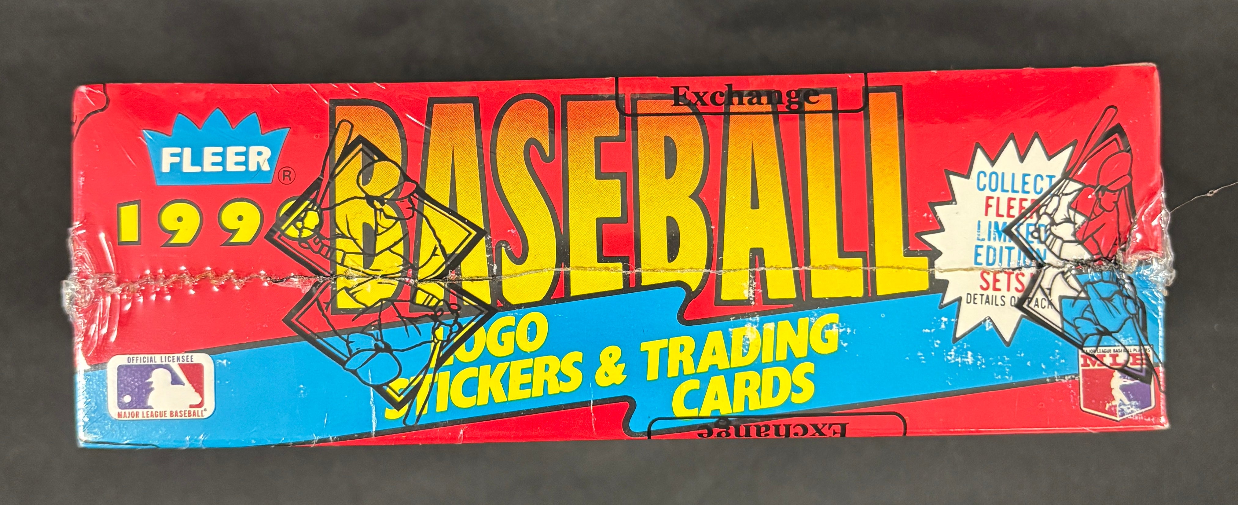 1990 Fleer Baseball Cello Box BBCE Wrapped/Sealed FASC
