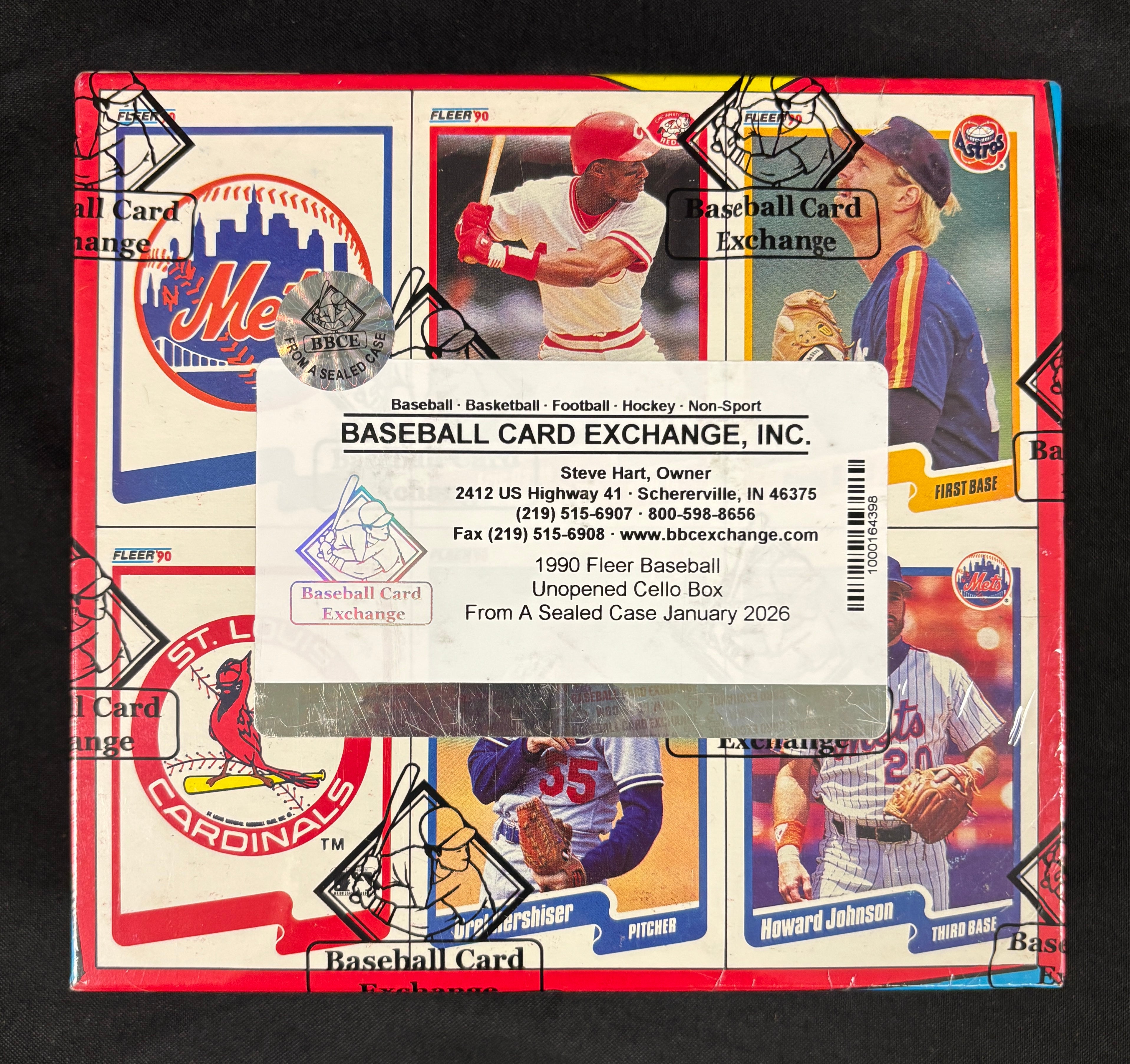 1990 Fleer Baseball Cello Box BBCE Wrapped/Sealed FASC