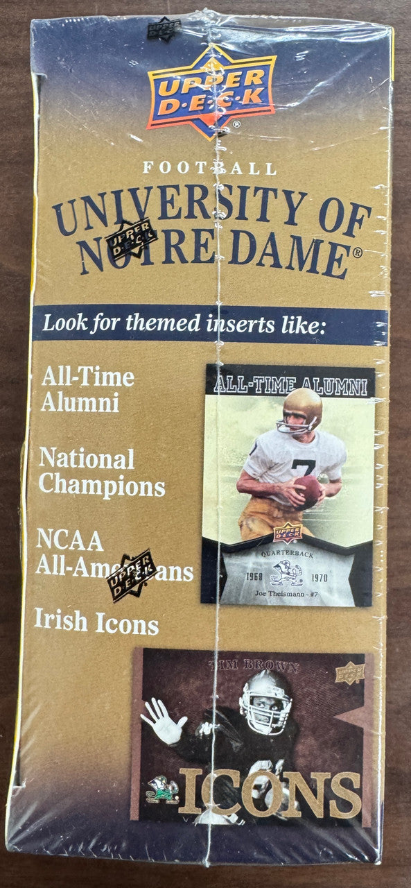 2013 Upper Deck Notre Dame Football Blaster Box Factory Sealed