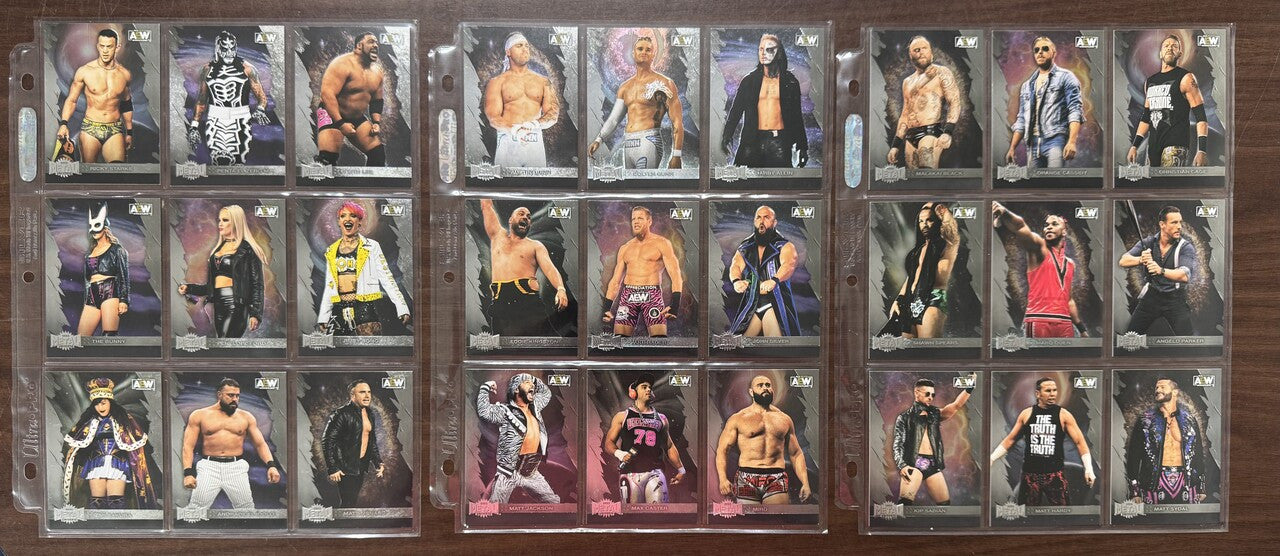 2022 SkyBox AEW Metal Universe Complete Card Set With SP High Numbers (150) NM