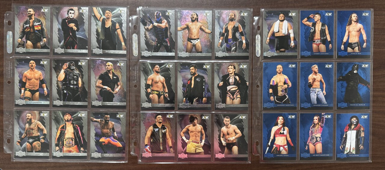 2022 SkyBox AEW Metal Universe Complete Card Set With SP High Numbers (150) NM