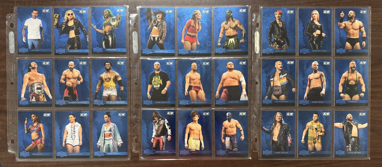 2022 SkyBox AEW Metal Universe Complete Card Set With SP High Numbers (150) NM