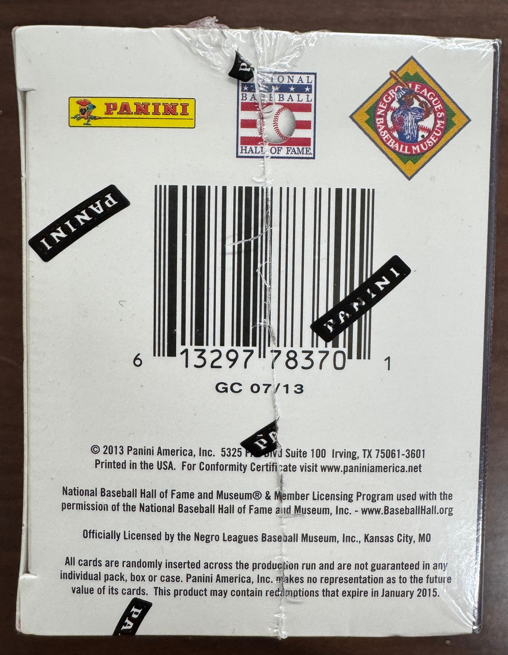 2013 Panini Cooperstown Baseball Hall of Fame Blaster Box Factory Sealed
