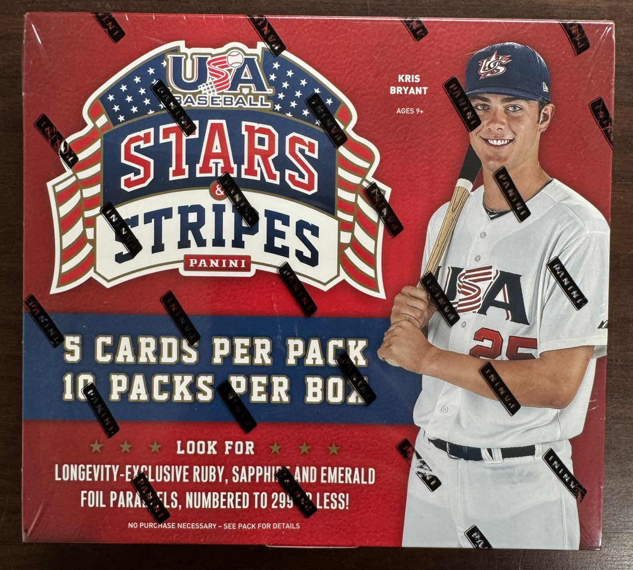 2015 Panini Stars & Stripes Longevity Baseball 10 Pack Box Factory Sealed