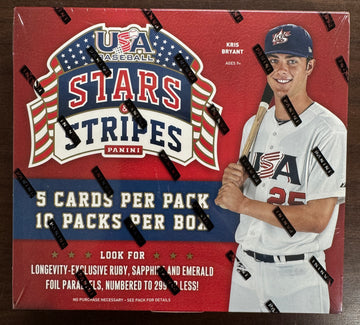 2015 Panini Stars & Stripes Longevity Baseball 10 Pack Box Factory Sealed