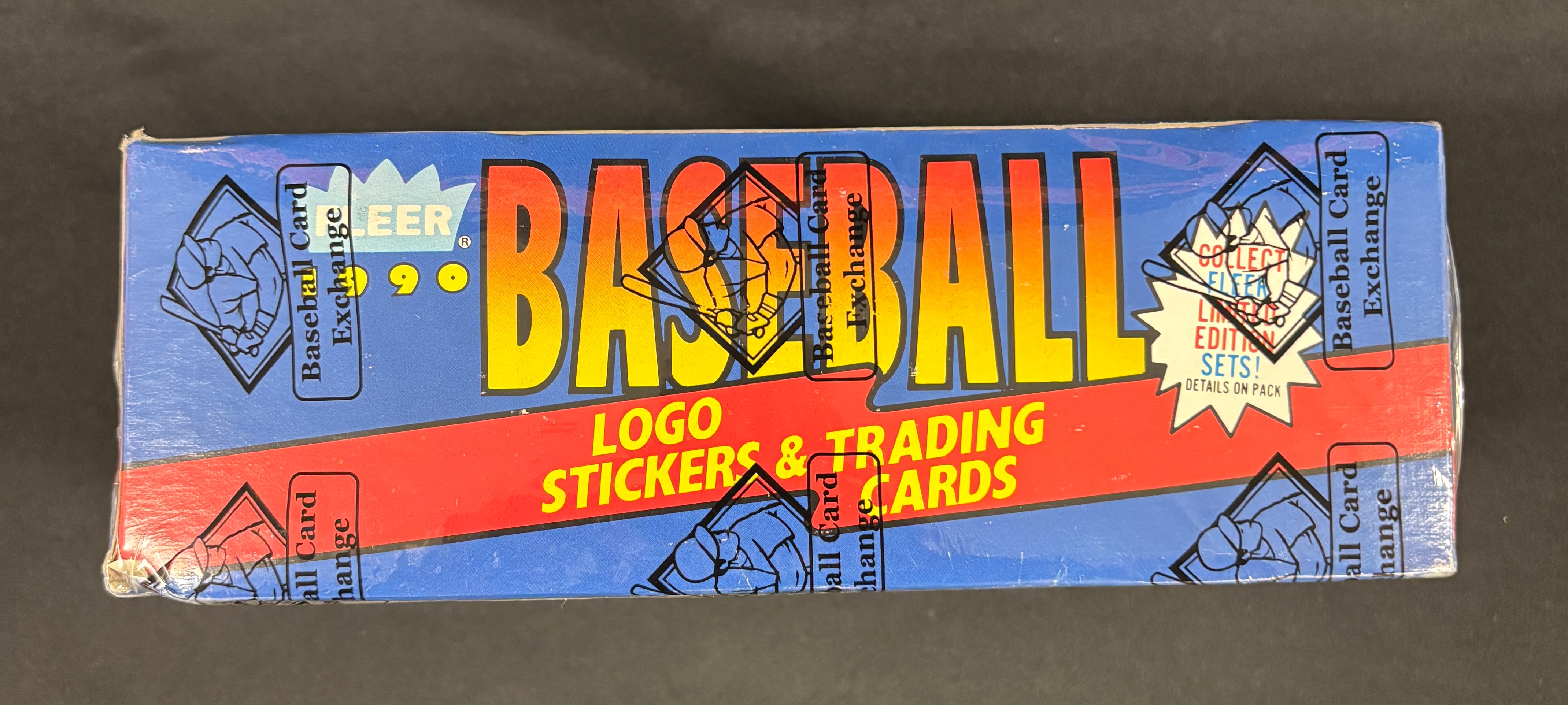 1990 Fleer Baseball Rack Box BBCE Wrapped/Sealed