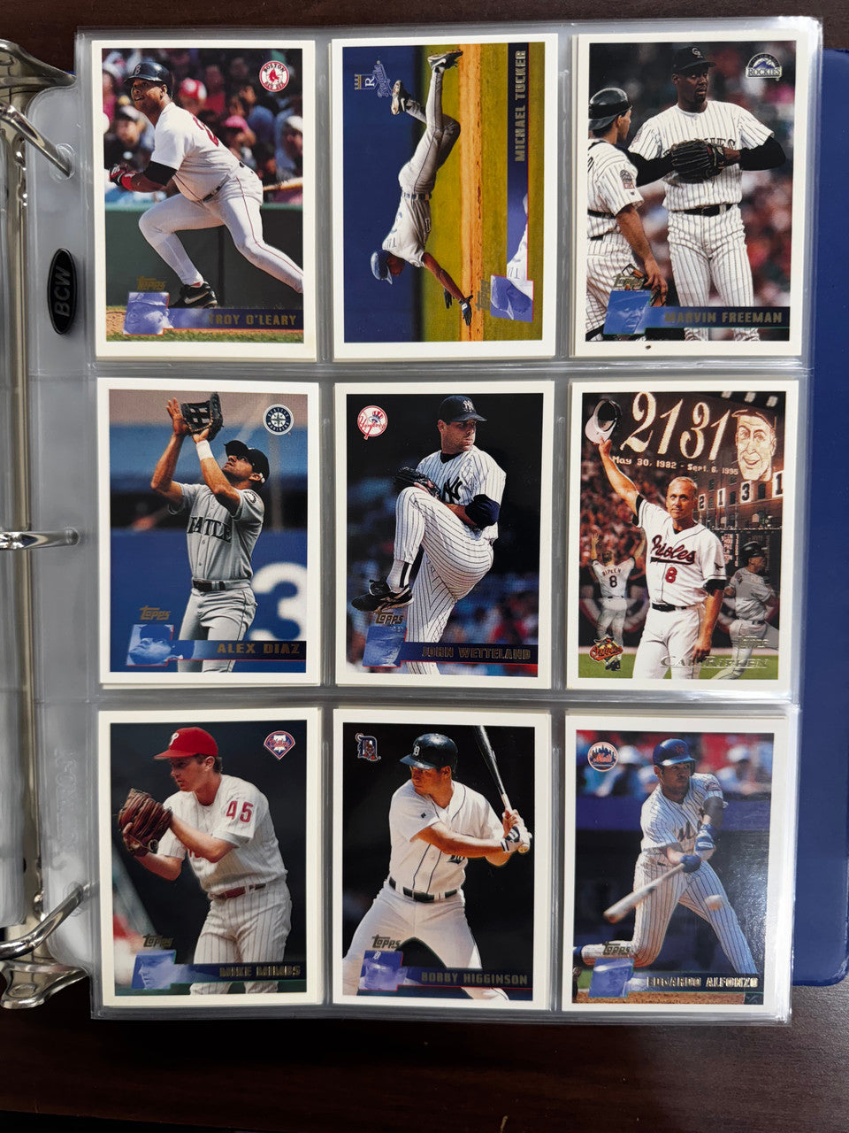 1996 Topps Baseball Complete Set (440) Rolen Helton RC