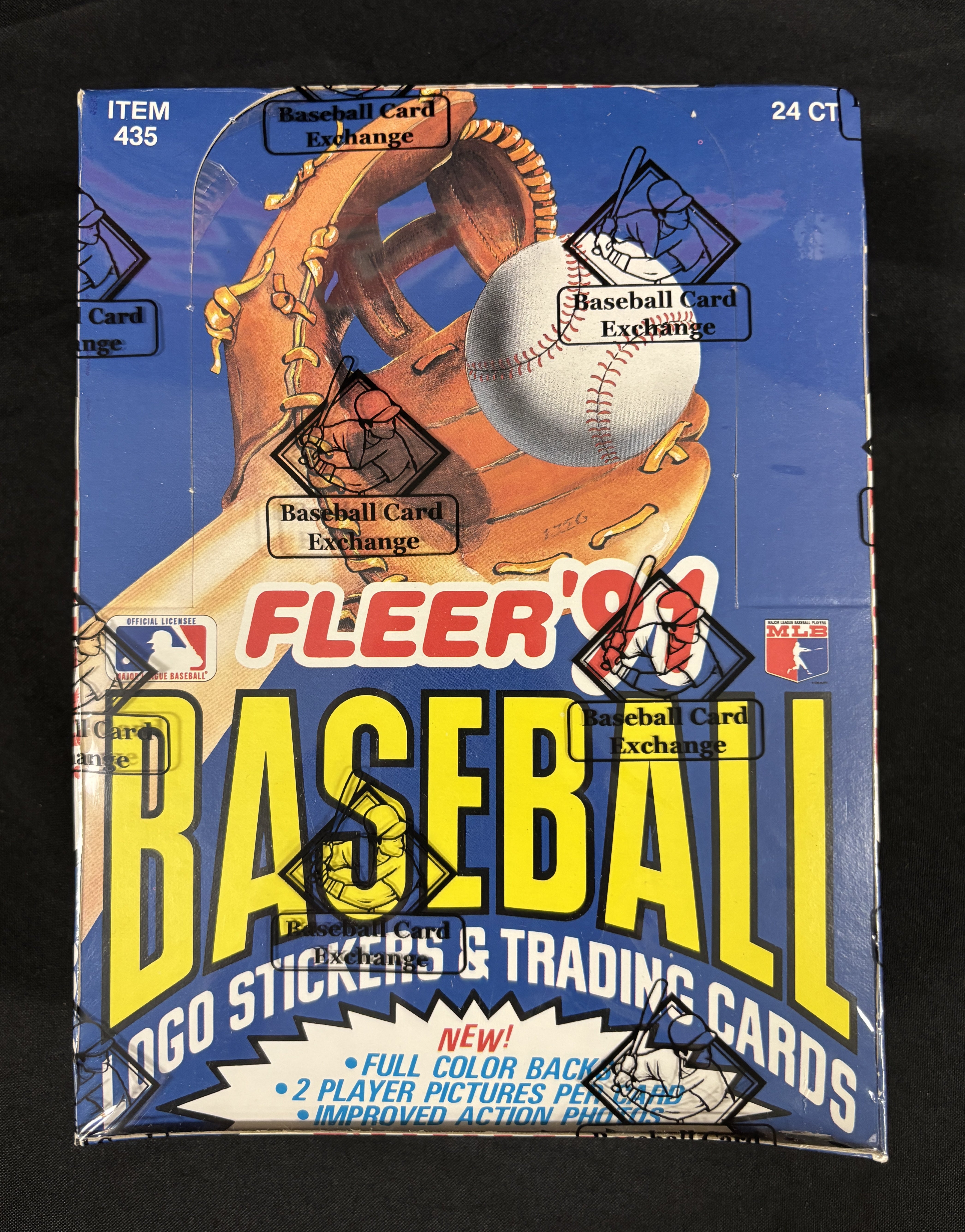 1991 Fleer Baseball Rack Box BBCE Wrapped/Sealed