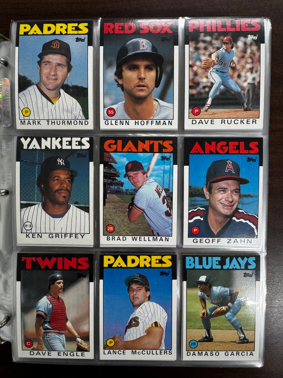 1986 Topps Baseball Complete Set (792) NM Dykstra Fielder RC