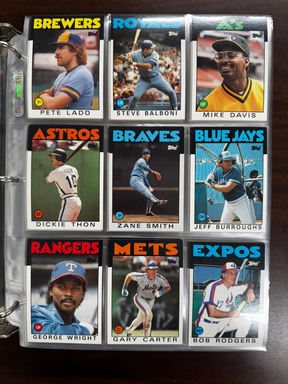 1986 Topps Baseball Complete Set (792) NM Dykstra Fielder RC