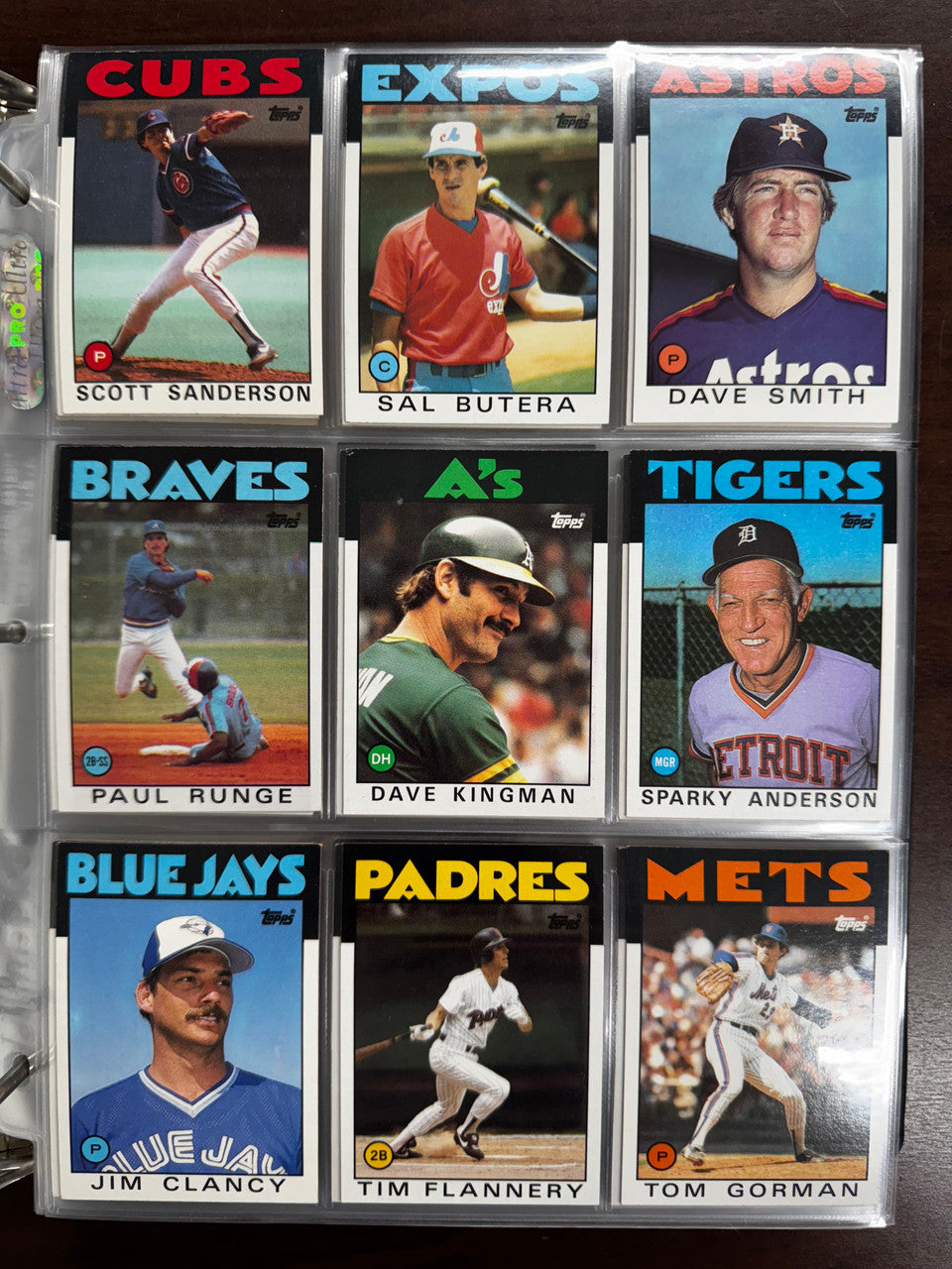 1986 Topps Baseball Complete Set (792) NM Dykstra Fielder RC