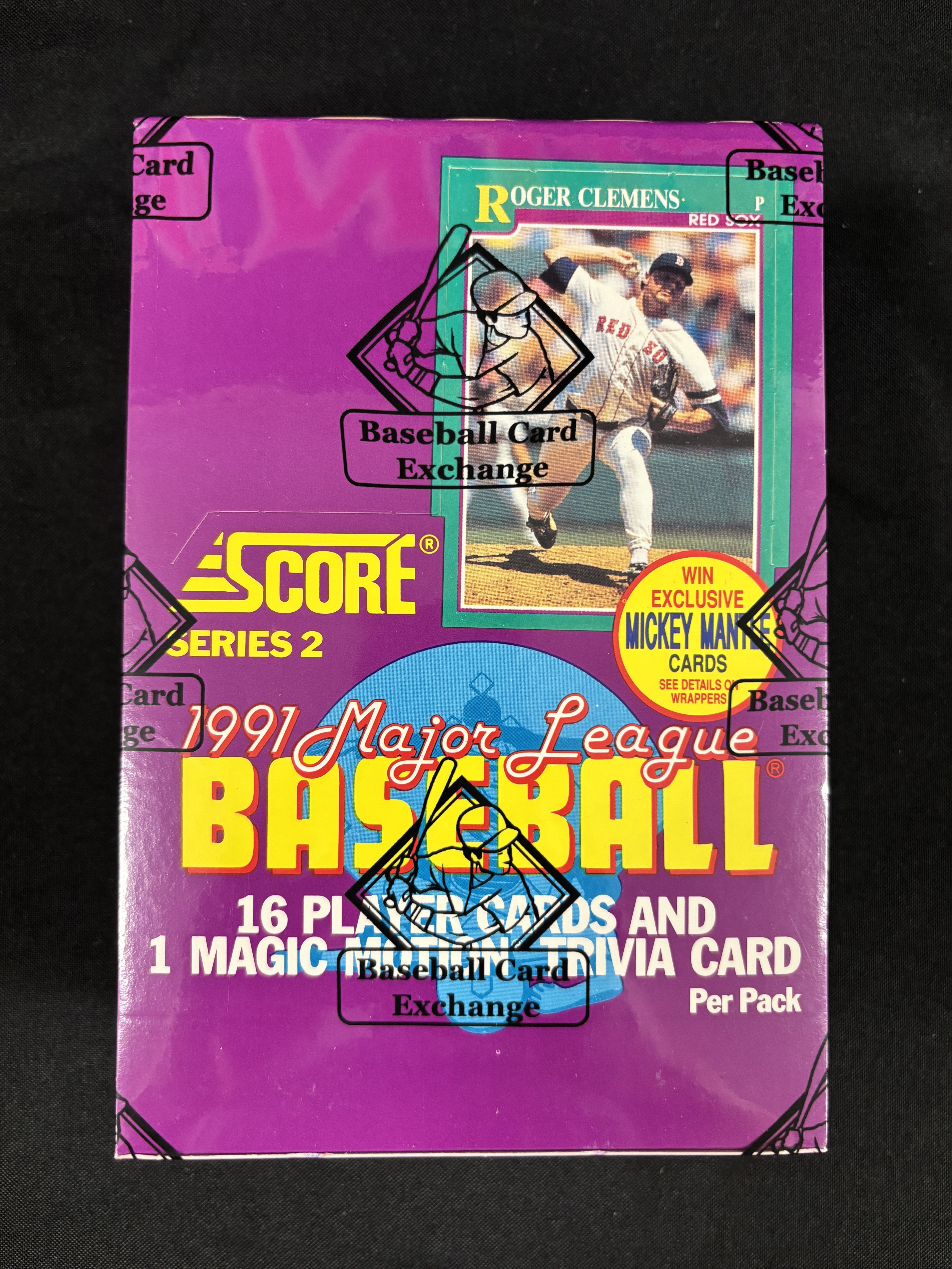 1991 Score Series Two Baseball Box BBCE Wrapped/Sealed FASC