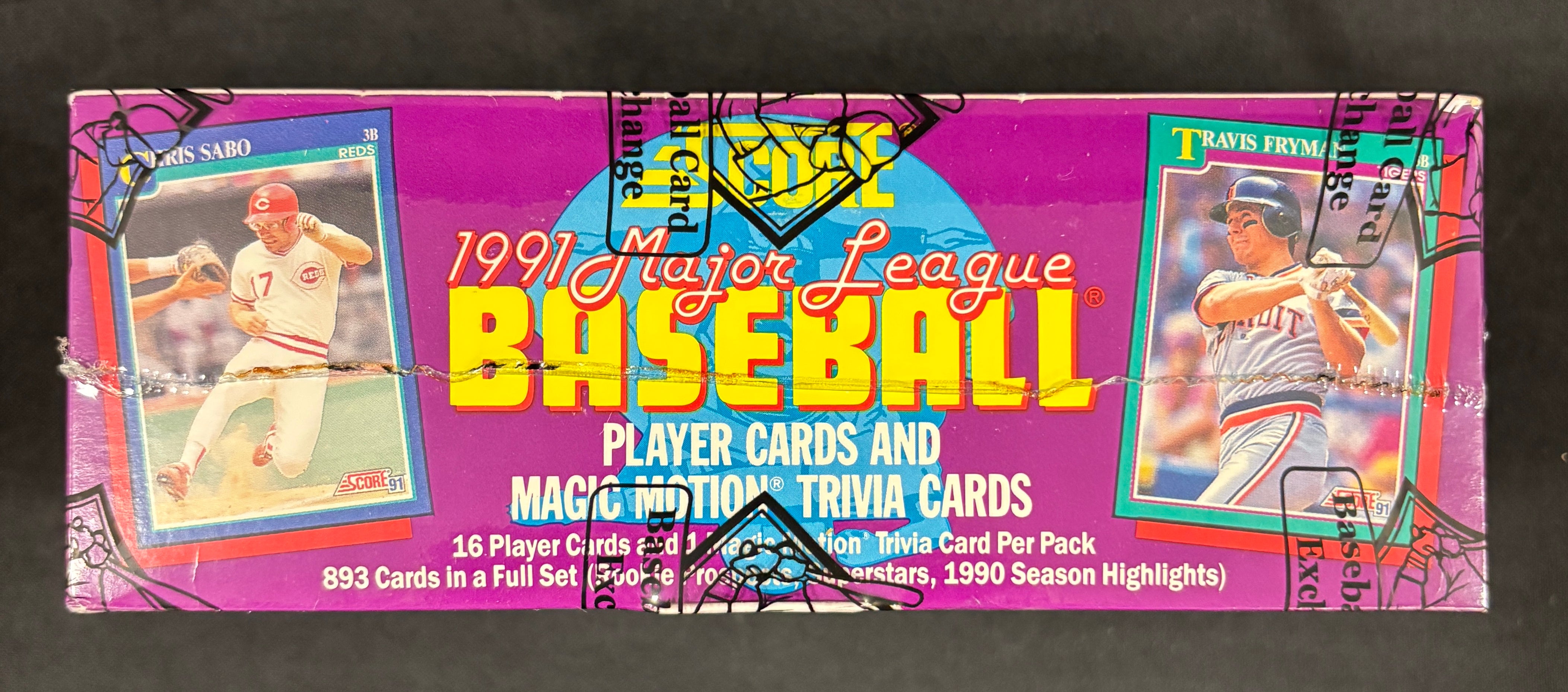 1991 Score Series Two Baseball Box BBCE Wrapped/Sealed FASC
